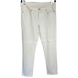 Rock & Republic Women’s Size 14 Skinny Jeans Soft White Denim Stretch